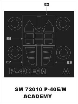 Montex SM72010 P - 40 E/M ACADEMY
