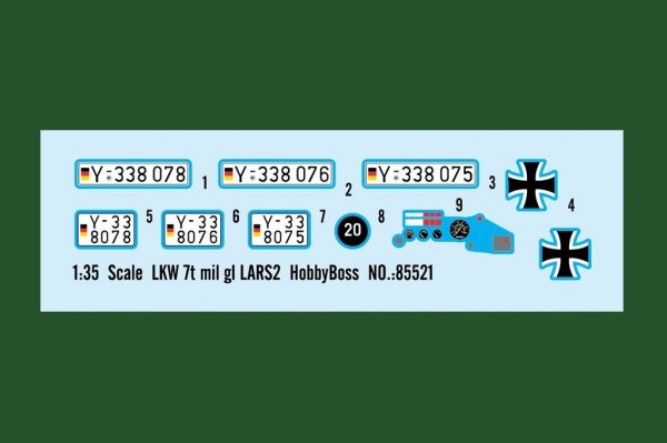 Hobby Boss 85521 LKW 7t mil gl LARS2 1/35