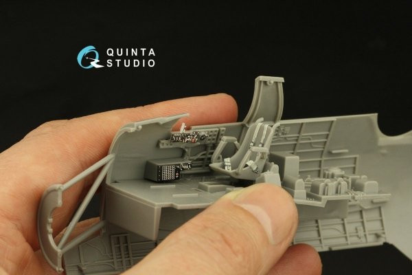 Quinta Studio QD48385 TBM-3 Avenger 3D-Printed &amp; coloured Interior on decal paper (Accurate miniatures/Academy) 1/48