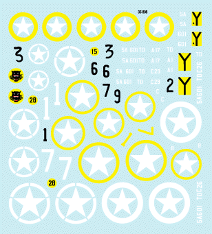 Star Decals 35-898 601st Tank Destroyer Battalion 1/35