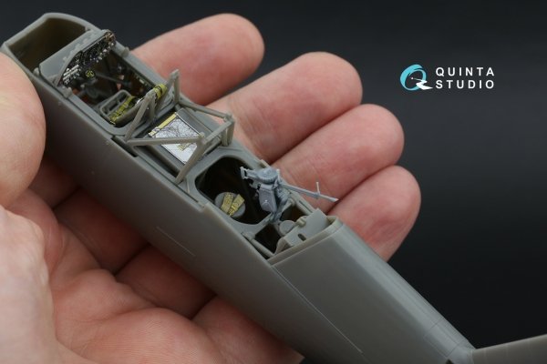 Quinta Studio QD+48582 Westland Lysander Mk.I 3D-Printed &amp; coloured Interior on decal paper (Airfix) (with 3D-printed resin parts) 1/48