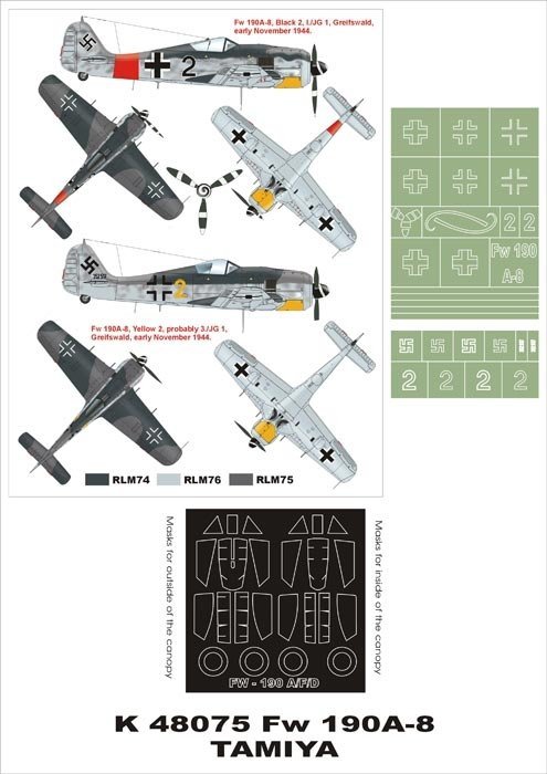 Montex K48075 Fw 190A-8 1/48