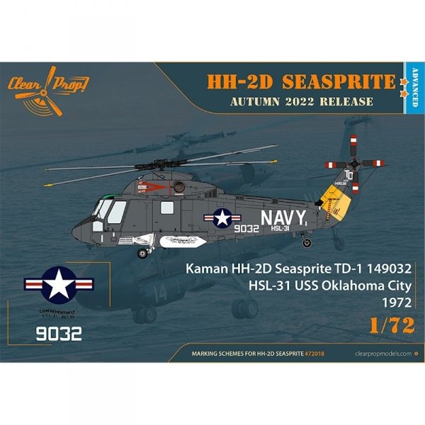 Clear Prop! CP72018 HH-2D Seasprite ADVANCED KIT 1/72