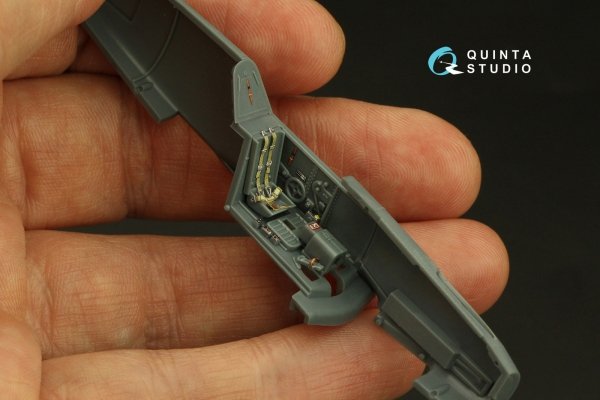 Quinta Studio QD72102 BF 109F-2/4 3D-Printed &amp; coloured Interior on decal paper (Eduard) 1/72
