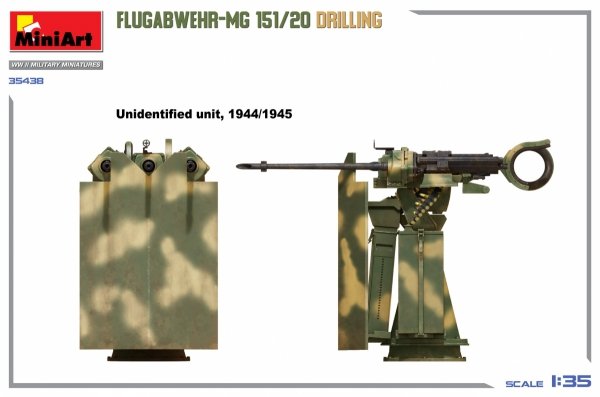 MiniArt 35438 FLUGABWEHR-MG 151/20 DRILLING 1/35