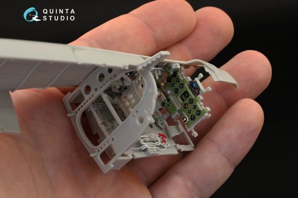 Quinta Studio QD32026 A6M5 (Mitsubishi prod.) 3D-Printed &amp; coloured Interior on decal paper (for Tamiya kit) 1/32