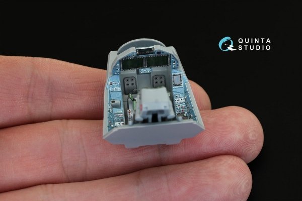 Quinta Studio QD48082 Su-57 3D-Printed &amp; coloured Interior on decal paper (for Zvezda kit) 1/48