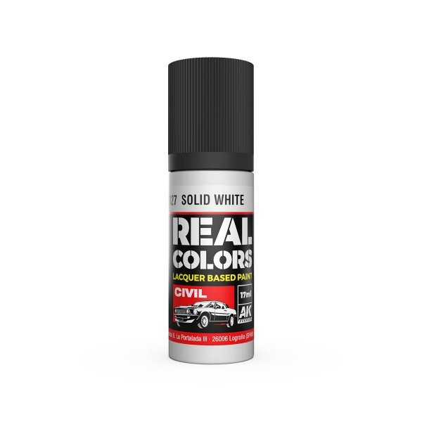 AK Interactive RC827 Solid White 17 ml