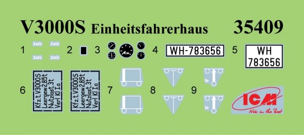 ICM DS3522 Wehrmacht Maultiers 1/35