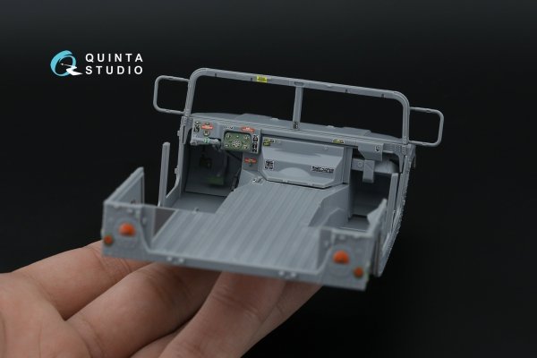 Quinta Studio QD35154 Humvee family 3D-Printed &amp; coloured Interior on decal paper (ICM) 1/35