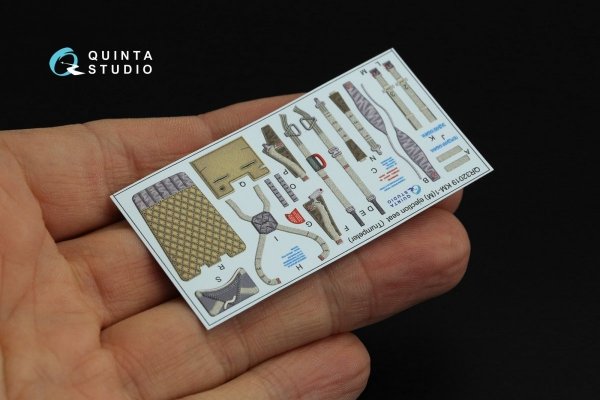 Quinta Studio QD32121 MiG-21UM 3D-Printed &amp; coloured Interior on decal paper (Trumpeter) 1/32