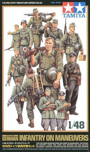 Tamiya 32530 German Infantry on Maneuvers (1:48)