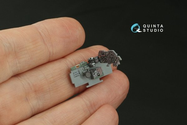 Quinta Studio QD72153 P-47D Thunderbolt Bubbletop 3D-Printed coloured Interior on decal paper (Tamiya) 1/72