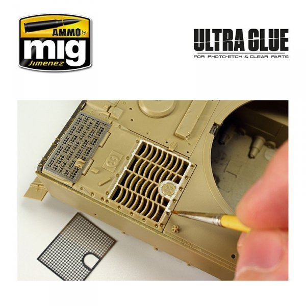 Ammo of Mig 2031 ULTRA GLUE - FOR ETCH, CLEAR PARTS &amp; MORE