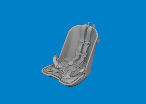 Eduard 6481038 Fw 190A seat w/ integral belts PRINT EDUARD 1/48