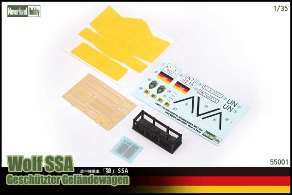 Neverland Hobby 55001 Wolf SSA Geschuetzter Gelaendewagen 1/35
