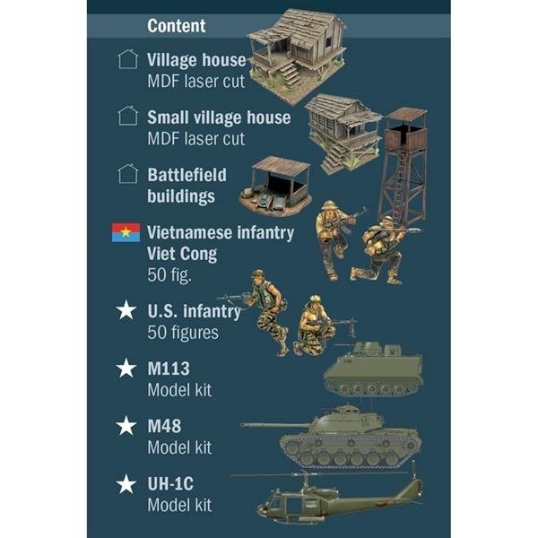Italeri 6184 BATTLESET: VIETNAM WAR 1965 1/72