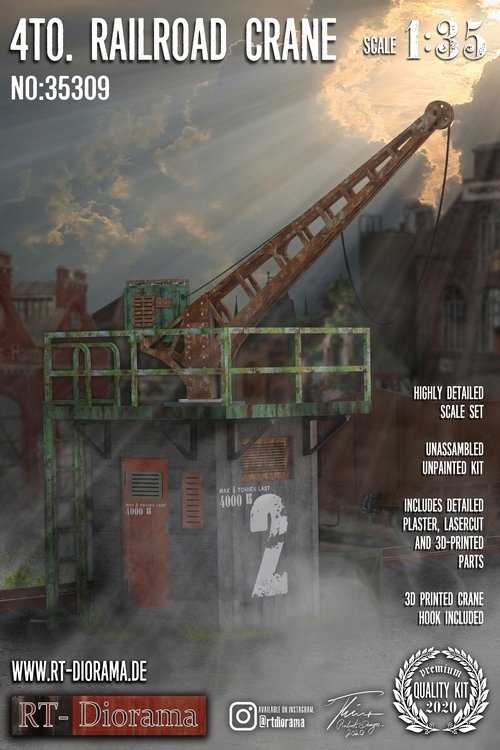 RT-Diorama 35309 4to. Railroad-Crane 1/35