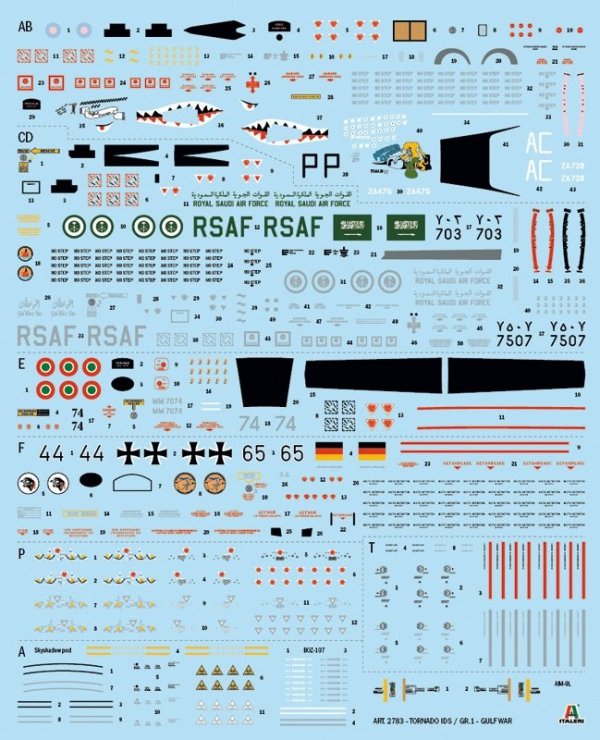 Italeri 2783 TORNADO GR.1/IDS - GULF WAR 1/48