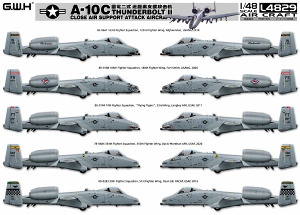 Great Wall Hobby L4829 A-10C THUNDERBOLT II 1/48