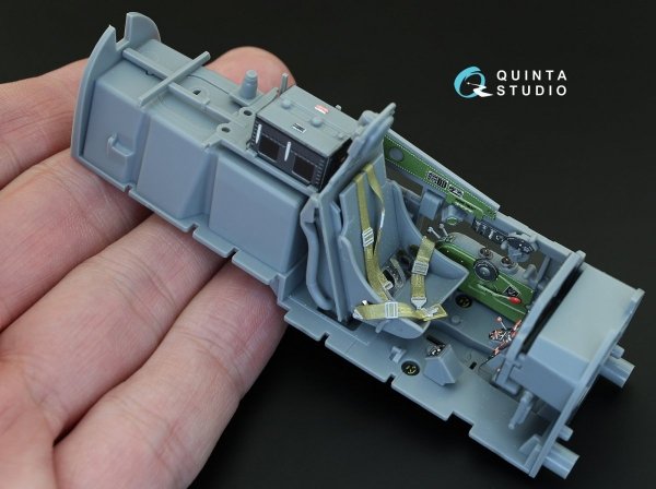 Quinta Studio QD32005 P-51D (Early) 3D-Printed &amp; coloured Interior on decal paper (for Tamiya kit) 1/32