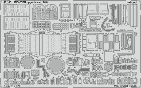Eduard 481001 MiG-23BN upgrade set 1/48 EDUARD