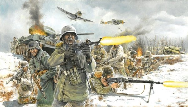 Italeri 6151 German Infantry (Winter uniform) (1:72)