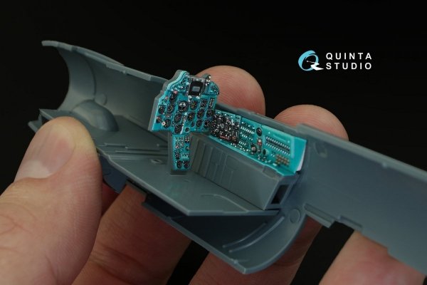 Quinta Studio QD48077 MiG-21PFM 3D-Printed &amp; coloured Interior on decal paper (for Eduard kit) 1/48