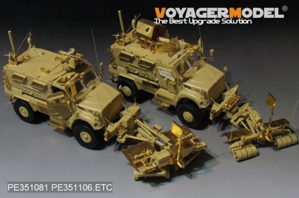 Voyager Model PE351106 Modern US M1235 MAXXPRO Dash DXM w/Spark II Mine Roller Upgrade Set (For PANDA HOBBY PH35044) 1/35