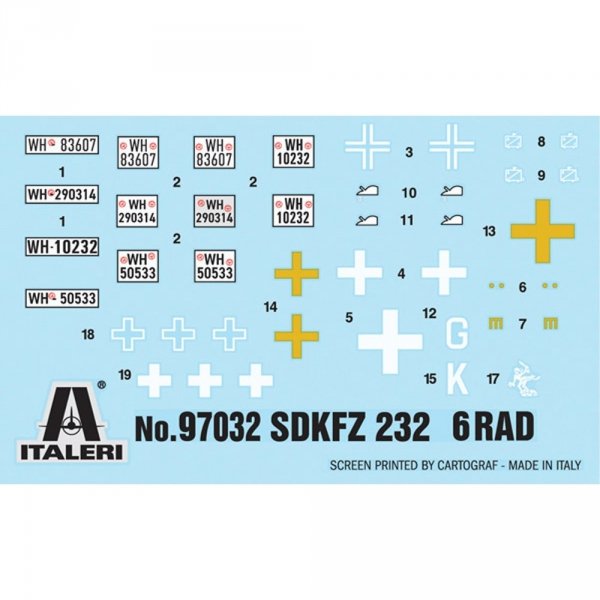 Italeri 97032 Sd.Kfz. 232 6 Rad. 1/72