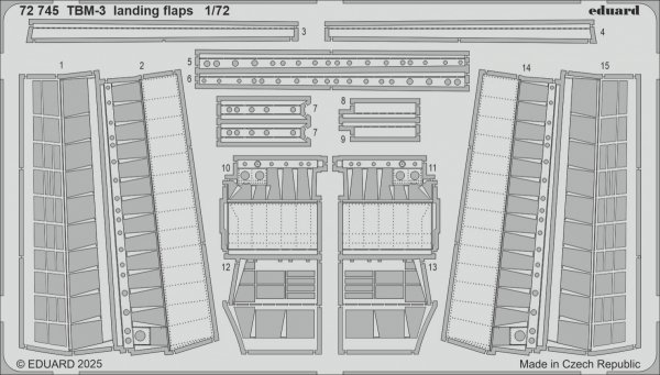 Eduard 72745 TBM-3 landing flaps HOBBY BOSS 1/72