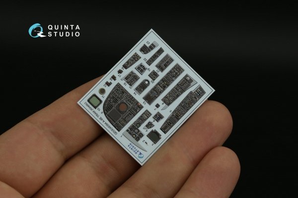 Quinta Studio QD48394 A-6E TRAM 3D-Printed &amp; coloured Interior on decal paper (Kinetic) 1/48