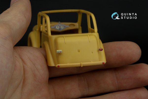 Quinta Studio QD35082 1937 Opel Olympia 3D-Printed &amp; coloured Interior on decal paper (Bronco) 1/35