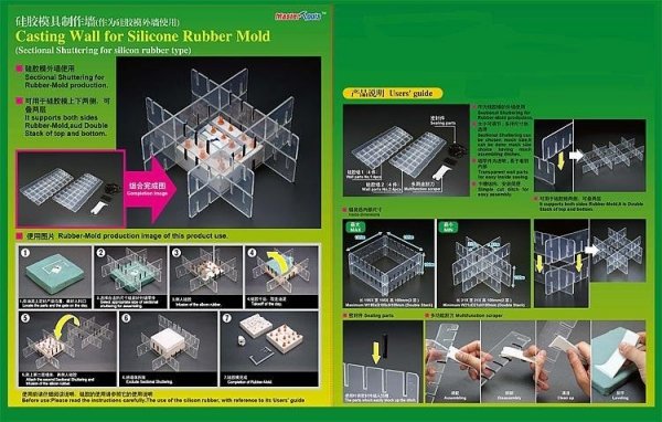 Trumpeter 09966 Casting Wall for Silicone Rubber Mold