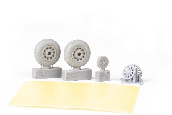Eduard 648986 P-51B / C wheels diamond tread EDUARD 1/48