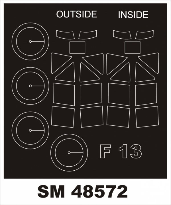 Montex SM48572 JUNKERS F-13 for MINIART 1/48