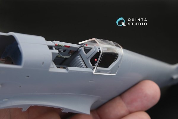 Quinta Studio QD32066 Ki-61-I 3D-Printed &amp; coloured Interior on decal paper (for Hasegawa kit) 1/32