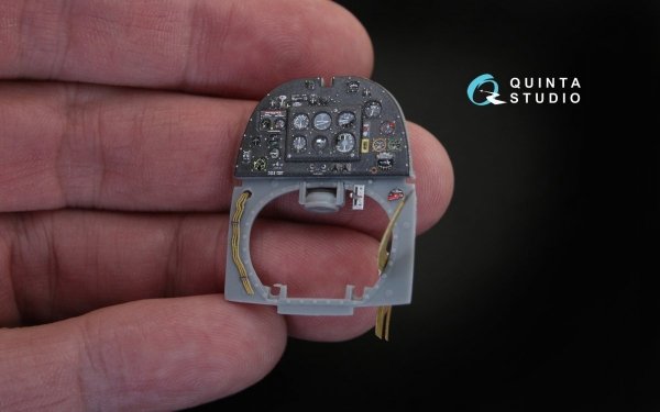 Quinta Studio QD32030 Spitfire Mk.V 3D-Printed &amp; coloured Interior on decal paper (for Hobbyboss kit) 1/32