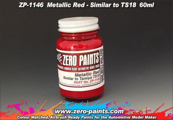 Zero Paints ZP-1146 Metallic Red Paint (Similar to TS18) 60ml