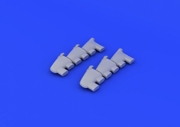 Eduard 648211 Spitfire Mk. I exhaust stacks 1/48 (AIRFIX)