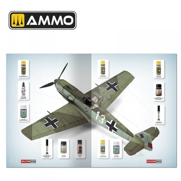 AMMO by Mig Jimenez 6530 SOLUTION BOOK 25 - How to Paint Early WWII Luftwaffe Aircraft (English, Spanish, French &amp; German)