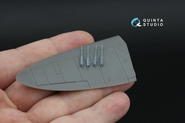 Quinta Studio QT72019 Browning Mk.II Machine gun, 4 pcs (all kits) 1/72