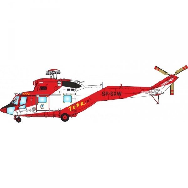 Answer AA72002 PZL W-3A Sokół TOPR Rescue Helicopter 1/72