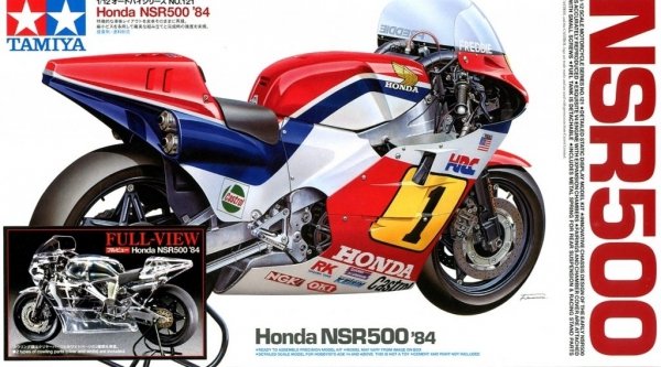 Tamiya 14126 Honda NSR500 84 Full View (1:12)