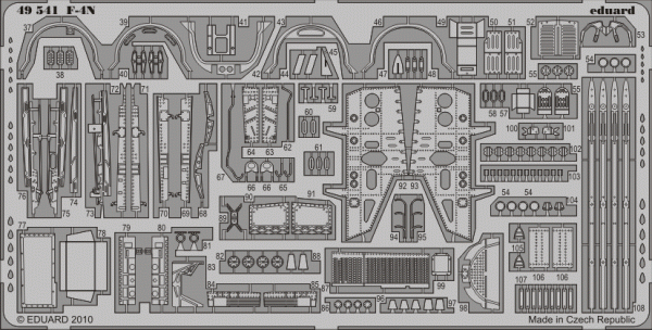 Eduard 49541 F-4N S. A. 1/48 HASEGAWA