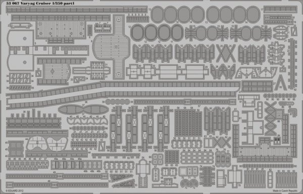 Eduard 53067 Varyag Cruiser 1/350 Zvezda