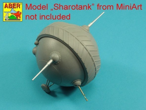 Aber 35L-278 Uzbrojenie do radzieckiego &quot;Sharotank&quot;; 2 x działo 37mm 2 x 12,7mm karabin maszynowy DShK M36 MiniArt 1/35