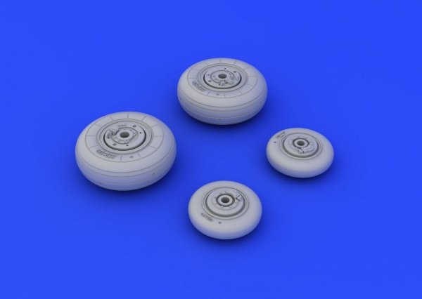 Eduard 672090 MiG-29 wheels 1/72 (TRUMPETER)