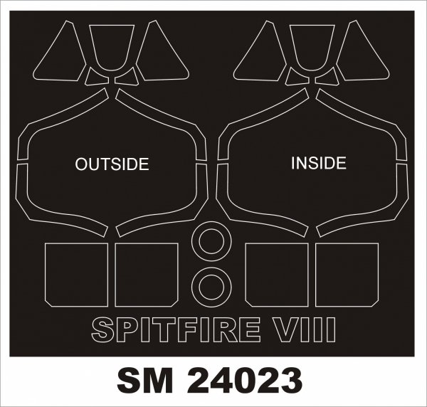 Montex SM24023 SPITFIRE VIII for AIRFIX 1/24