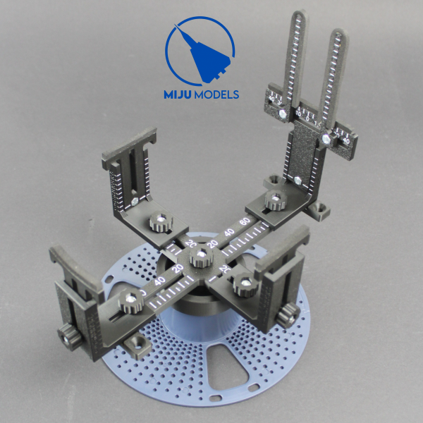 Miju Models JIG-AIR-L-FULL Duży statyw lotniczy Full Set / Large Full Set Aircraft Tripod